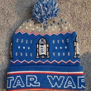 R2D2 Star Wars Pom-Pom Beanie